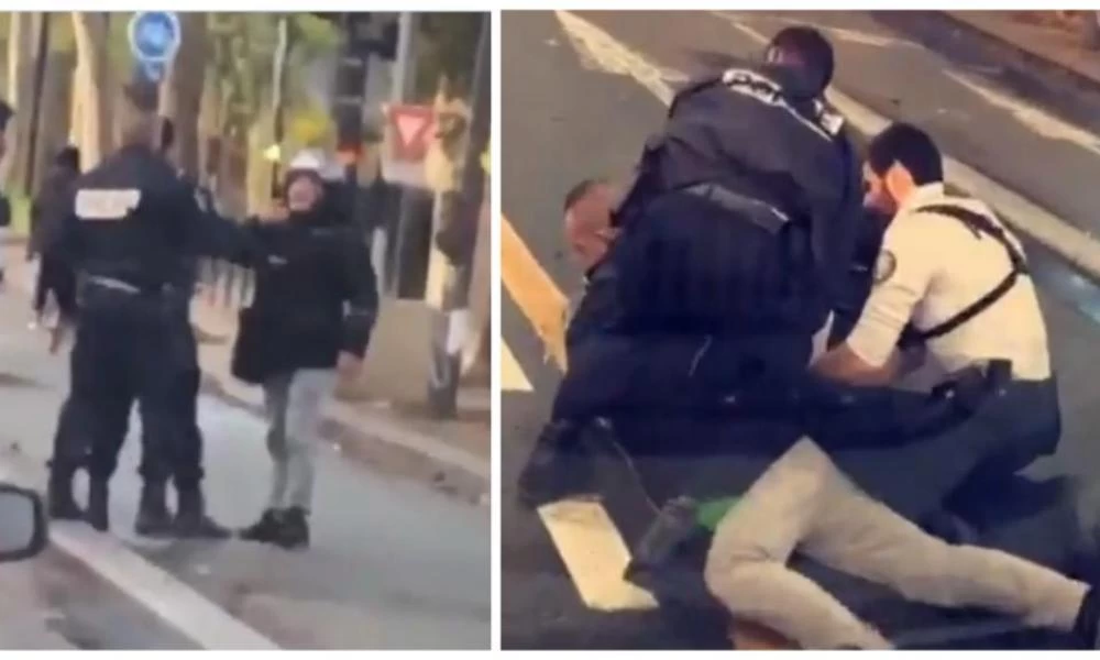 Χαμός στην Γαλλία με δολοφονία ντελιβερά σαν του Φλόιντ από αστυνομικούς